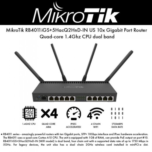 MIKROTIK RB4011iGS+5HacQ2HnD